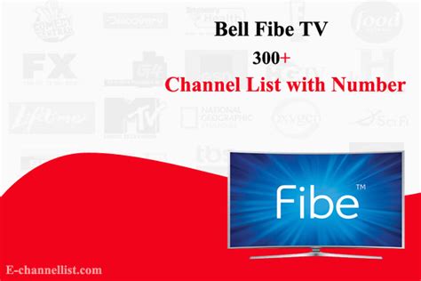 bell canada fibe channel list.